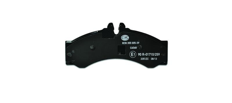 HELLA 8DB 355 005-391 Bremsbelagsatz, Scheibenbremsbelag für VW/MB