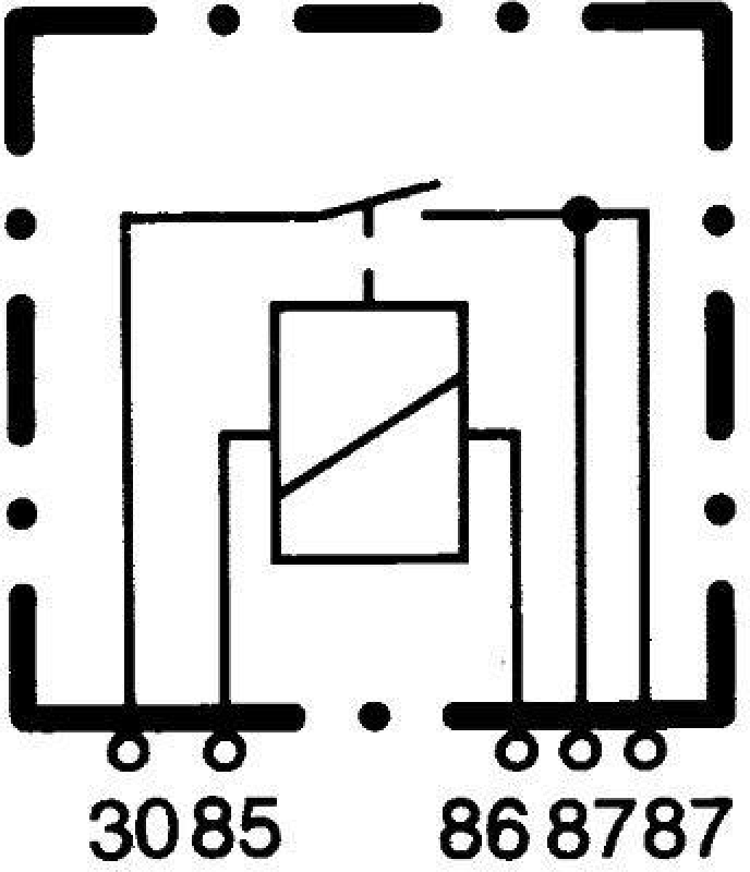 HELLA 4RA 933 791-061 Relais Arbeitsstrom