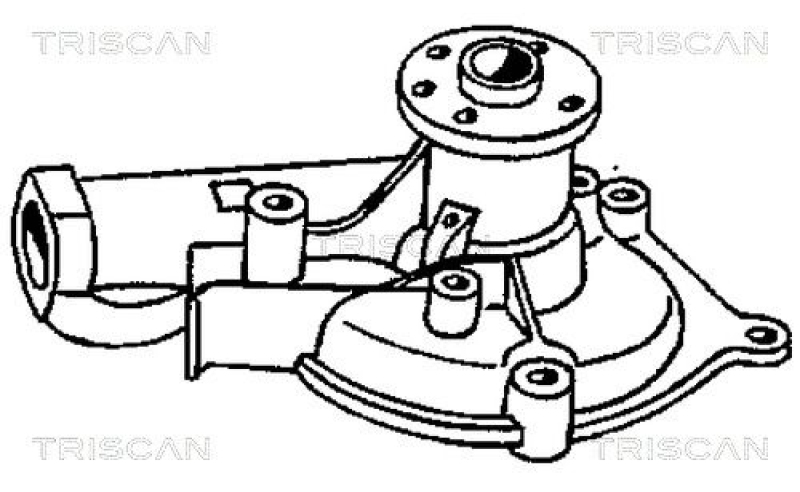 TRISCAN 8600 42002 Wasserpumpe für Mitsubishi Colt 1.6I Dohc