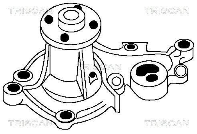 TRISCAN 8600 69945 Wasserpumpe für Suzuki Sj413 1.3, G13A