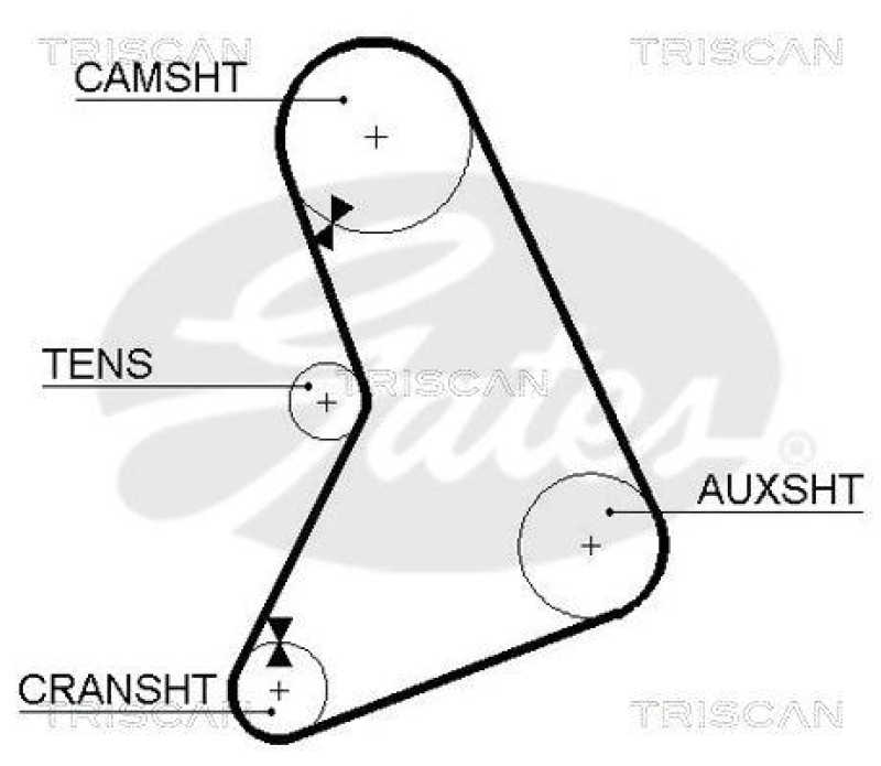 TRISCAN 8645 5068 Zahnriemen für Ford