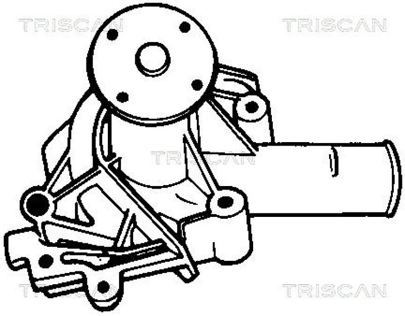 TRISCAN 8600 42816 Wasserpumpe für Mitsubishi Colt/Lancer/Gal