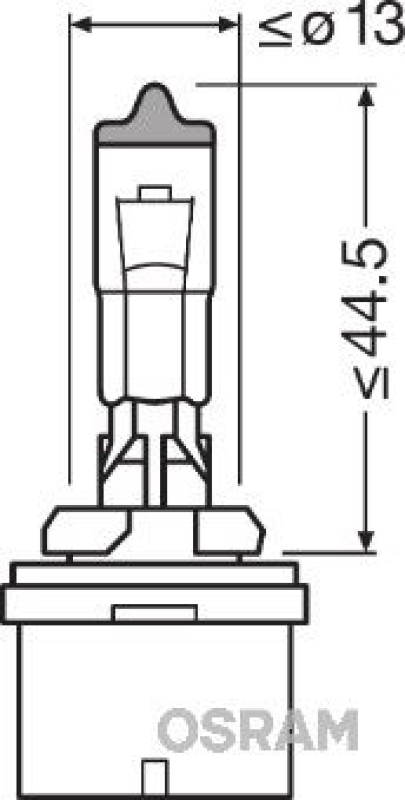 OSRAM 881 Glühbirne 12V 27W