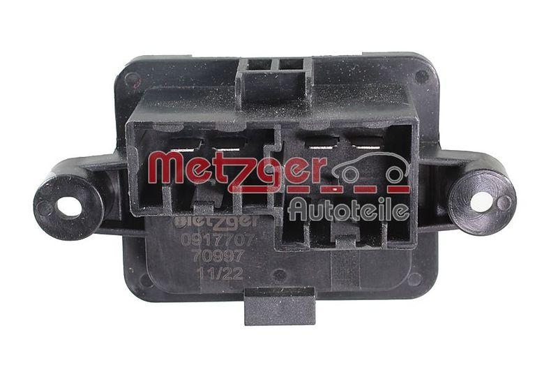 METZGER 0917707 Regler, Innenraumgebläse für BMW