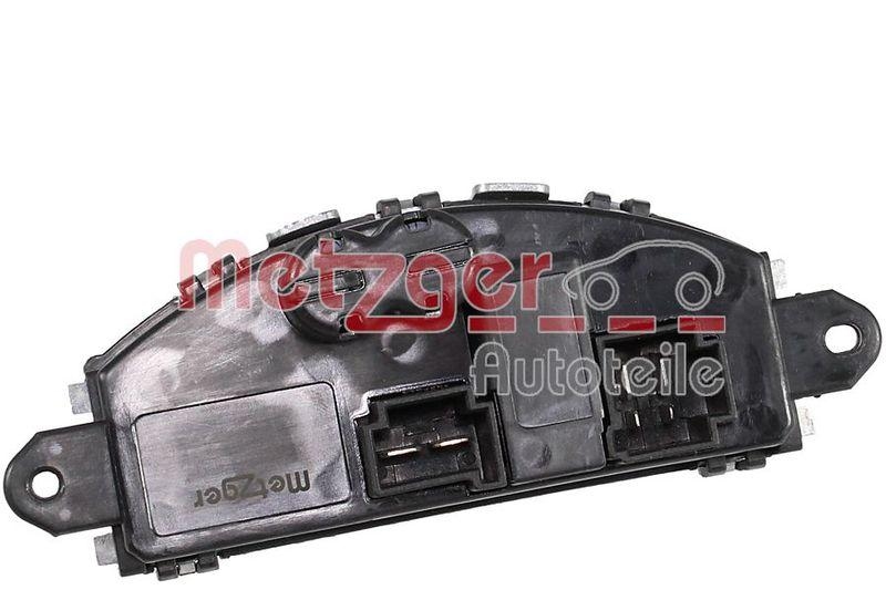 METZGER 0917709 Regler, Innenraumgebläse für BMW/SKODA/VW