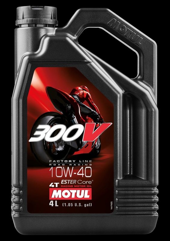 MOTUL 110093 Motoröl 300V 4T FL Road Racing 10W-40 Kanister 4L