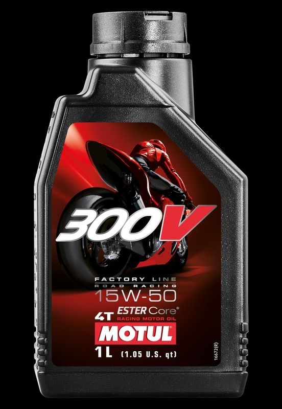 MOTUL 110099 Motoröl 300V 4T FL Road Racing 15W-40 Kanister 1L