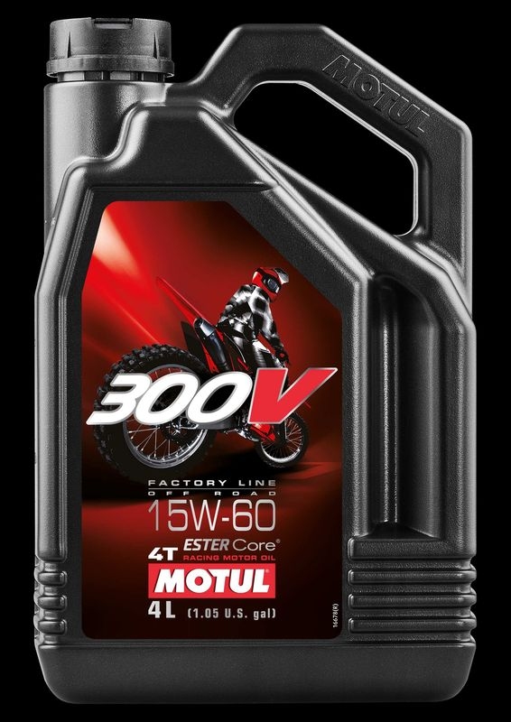 MOTUL 110104 Motoröl 300V 4T FL Off Road 15W-60 Kanister 4L