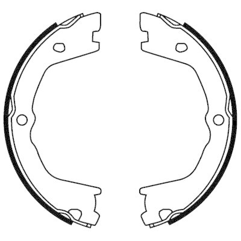 HELLA 8DA 355 050-231 Bremsbackensatz für IVECO