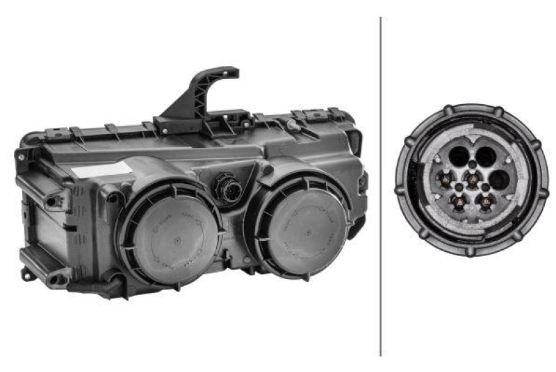 HELLA 1DB 247 011-021 Heckscheinwerfer rechts Halogen MB