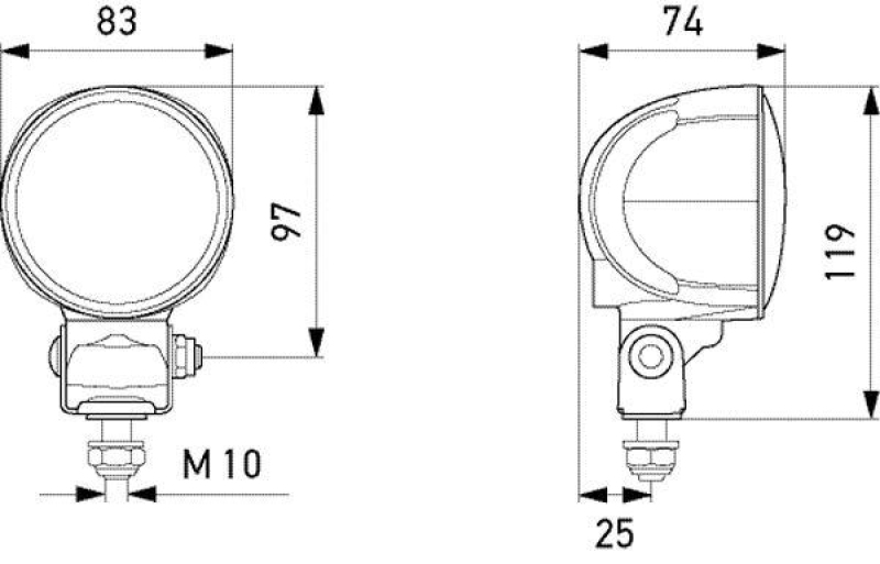 HELLA 1G0 996 576-601 AScheinwerfer Modul 70 Gen 3.2