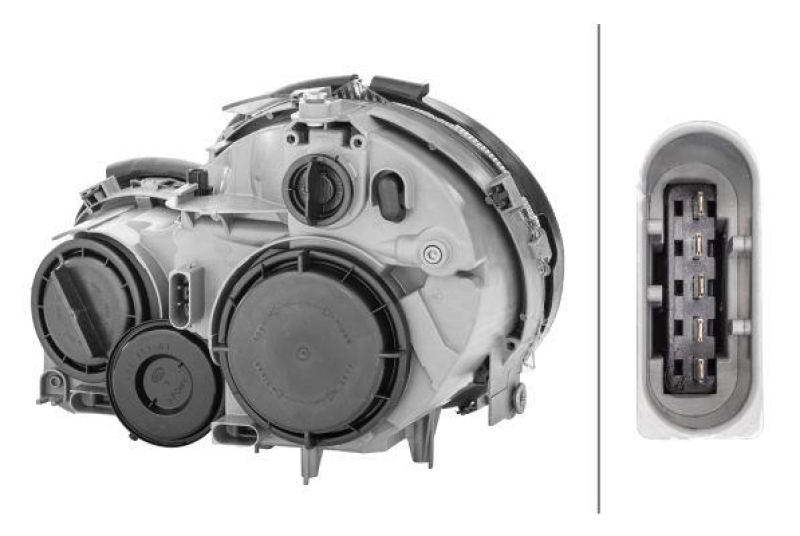 HELLA 1DR 007 984-101 Hauptscheinwerfer rechts