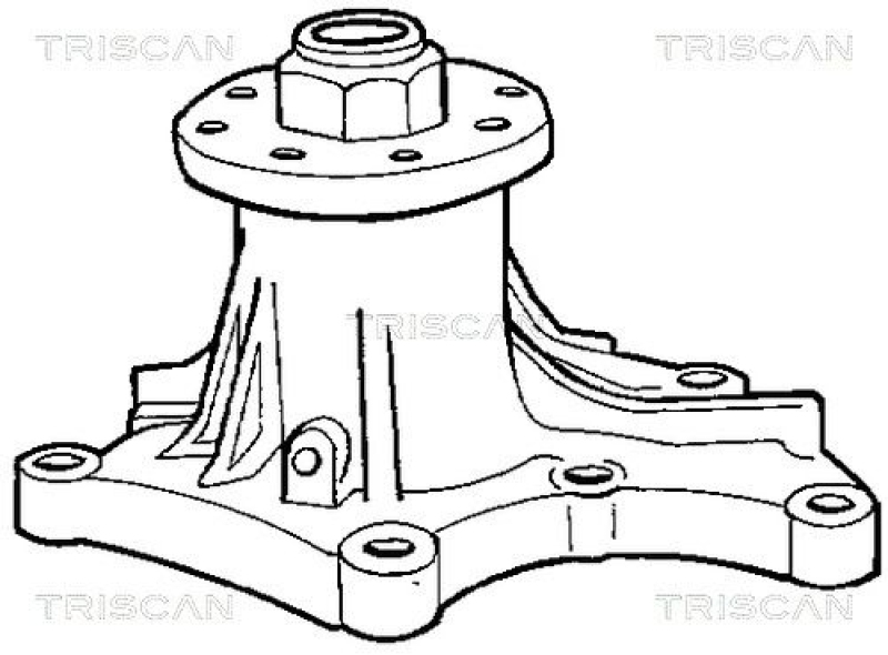 TRISCAN 8600 60103 Wasserpumpe für Isuzu Trooper 2.5D, 2.8D