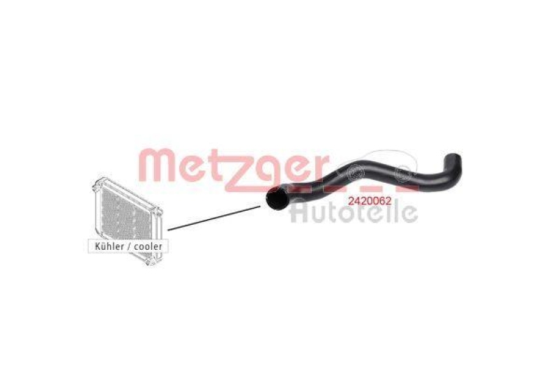 METZGER 2420062 Kühlerschlauch für FORD