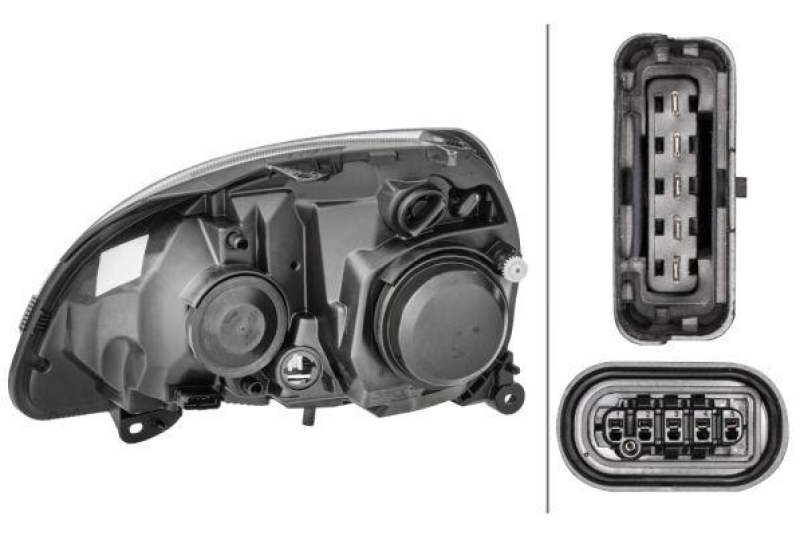 HELLA 1DL 008 461-781 Heckscheinwerfer rechts Xenon RENAULT