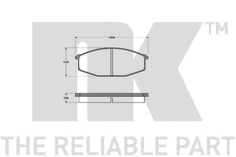 NK 8936010 Führungshülse, Bremssattel für CHEVROLET, OPEL, TOYOTA, VAUX