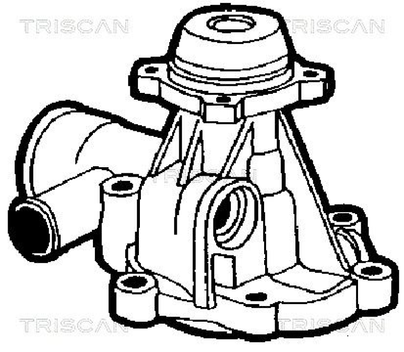 TRISCAN 8600 65887 Wasserpumpe für Saab 9000, I, Turbo, Turbo