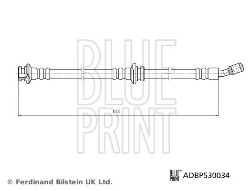 BLUE PRINT ADBP530034 Bremsschlauch für NISSAN