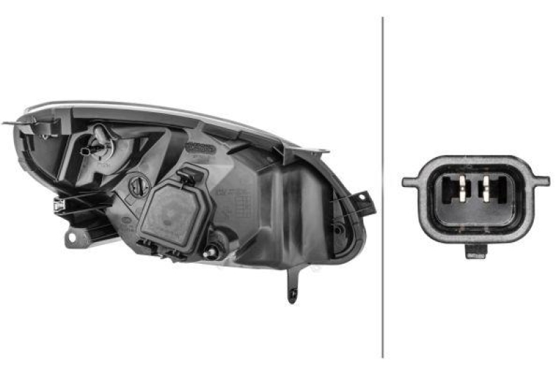 HELLA 1E7 271 510-311 Heckscheinwerfer links Halogen RENAULT