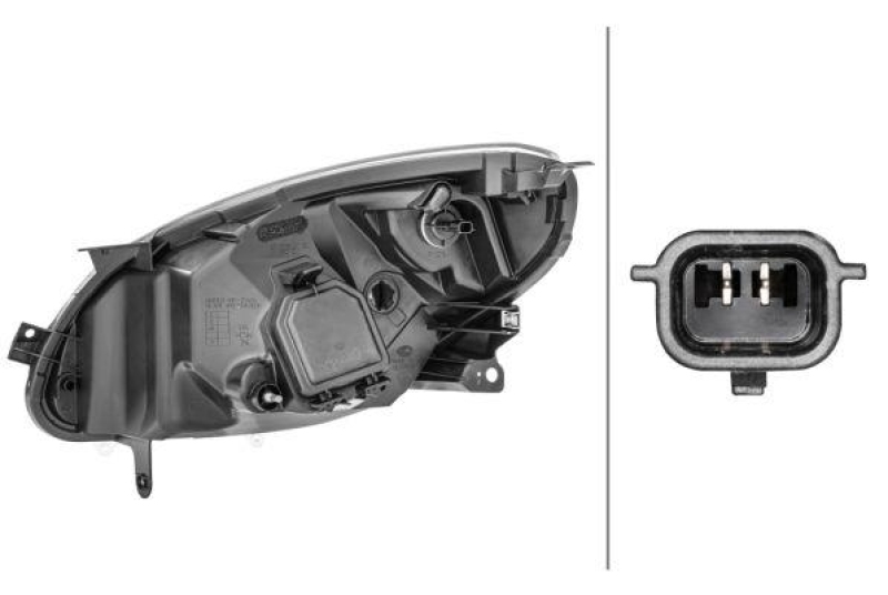 HELLA 1E7 271 510-321 Heckscheinwerfer rechts Halogen RENAULT