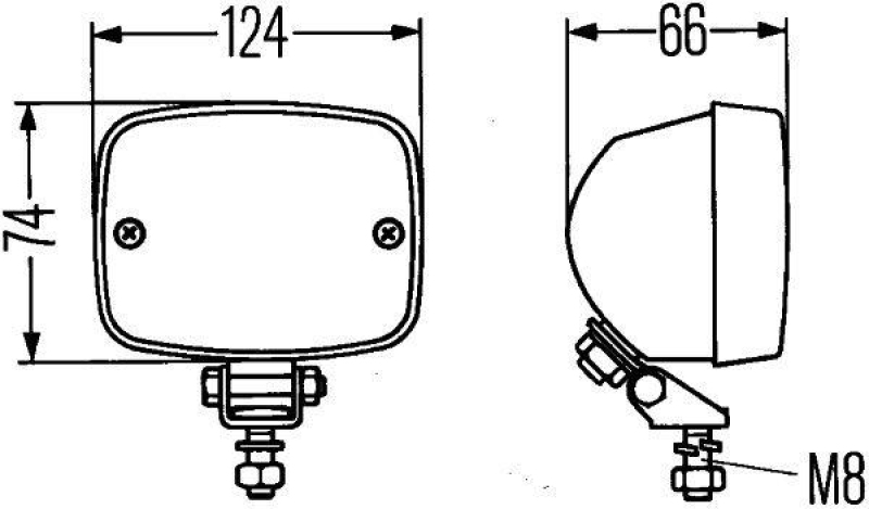 HELLA 1GA 002 985-417 AScheinwerfer Halogen