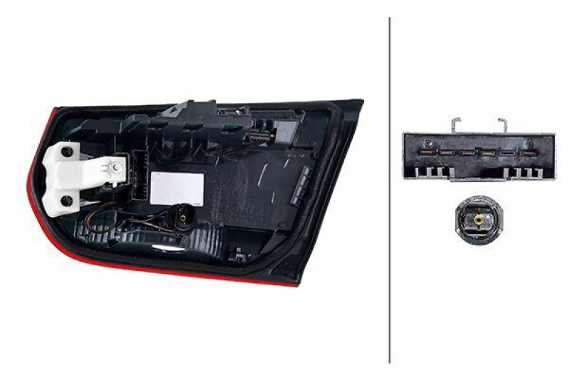 HELLA 2SK 012 148-411 Heckleuchte links Hybrid BMW