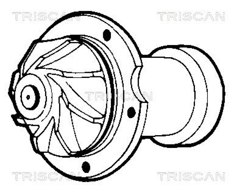 TRISCAN 8600 23032 Wasserpumpe für Mercedes ( 4 Huls Flange )