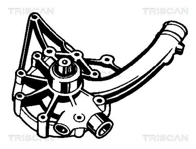 TRISCAN 8600 23034 Wasserpumpe für Mercedes Type 123: 200,230