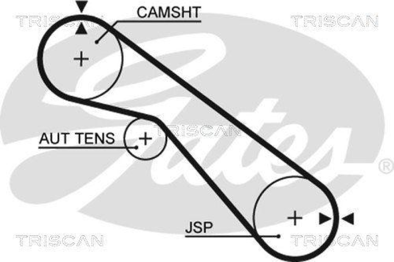 TRISCAN 8647 13027 Zahnriemensatz für Toyota Landcruiser