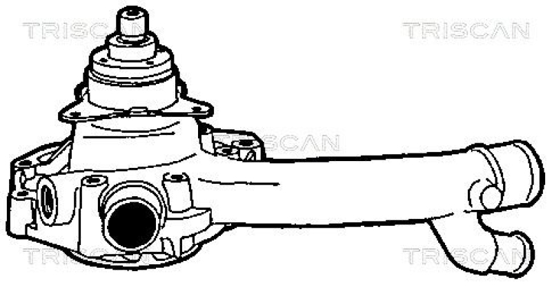 TRISCAN 8600 23828 Wasserpumpe für Mercedes 190, 200, 230