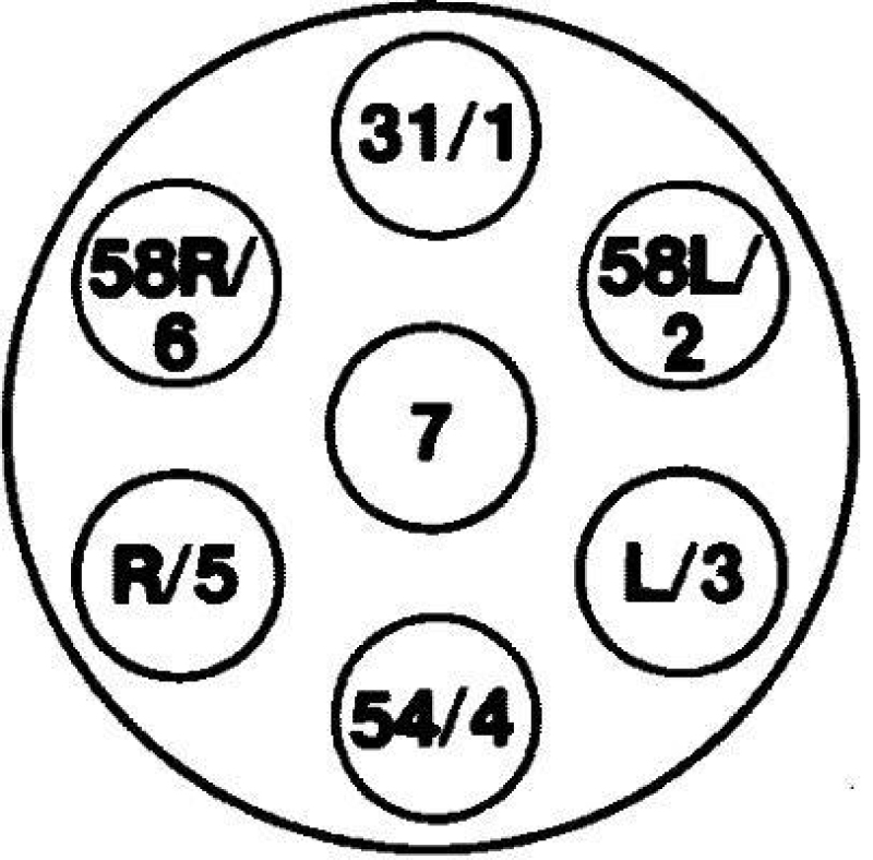 HELLA 8JA 008 084-001 Stecker