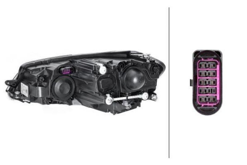 HELLA 1EB 013 924-021 Heckscheinwerfer rechts Halogen VW