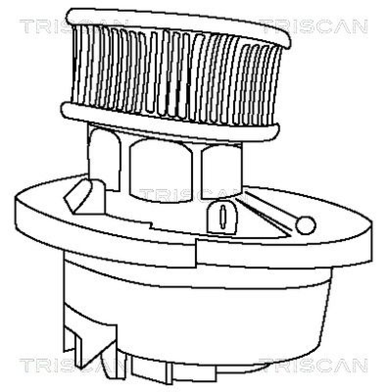 TRISCAN 8600 24003 Wasserpumpe für Opel Astra/Corsa/Vectra 1.