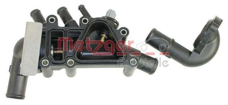 METZGER 4006299 Thermostat Kühlmittel, Mit Gehäuse für FORD/ÖFFNUNGSTEMP.[°C]82,FLANSCH90°+180°