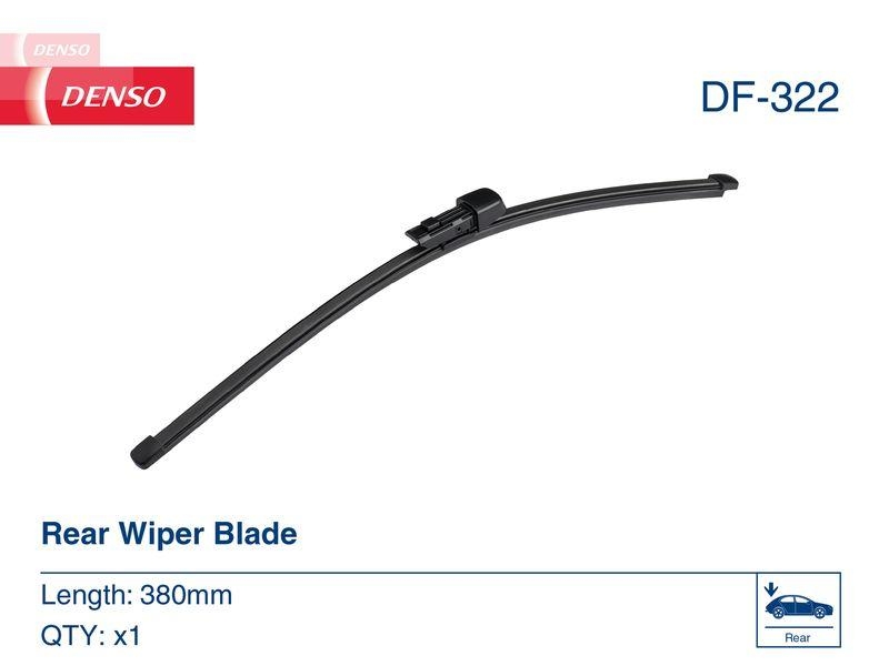 DENSO DF-322 Wischer Flat Blade Heckscheibe VW TIGUAN (AD1, AX1) 2.0 (16-)