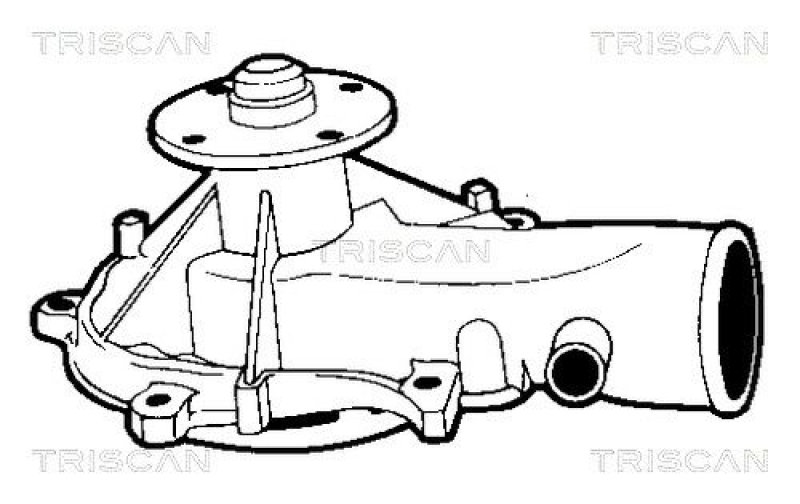 TRISCAN 8600 24043 Wasserpumpe für Opel/Vauxhall