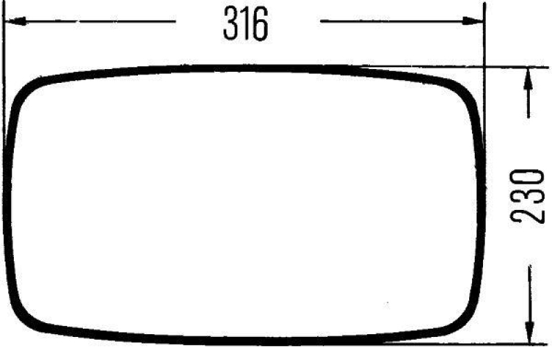 HELLA 8SB 501 263-003 Aussenspiegel