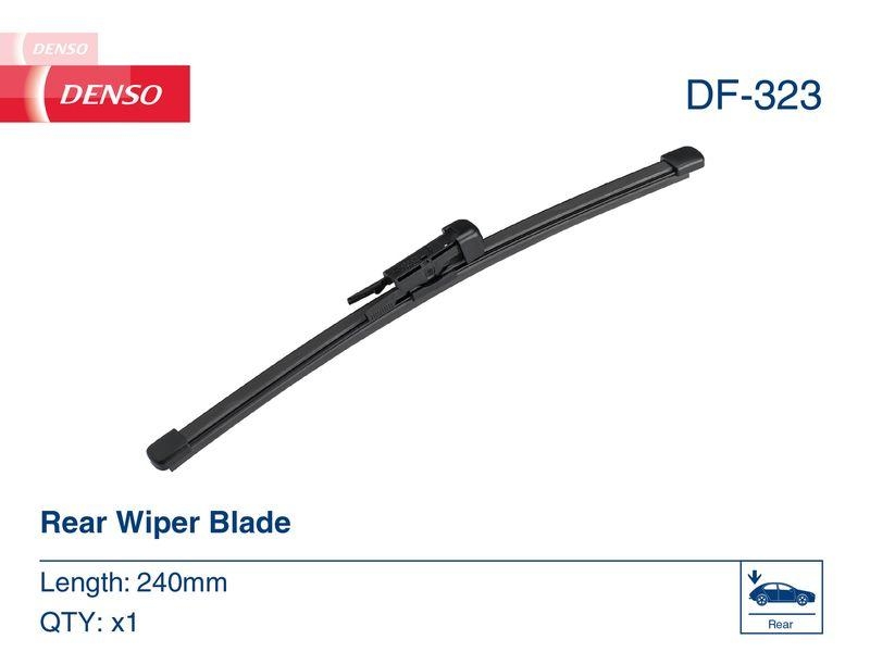 DENSO DF-323 Wischer Flat Blade Heckscheibe MERCEDES-BENZ A-CLASS (W176) 1.6 (12-18)