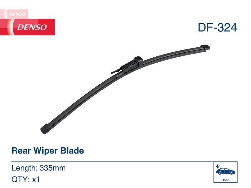 DENSO DF-324 Wischer Flat Blade Heckscheibe BMW X1 (E84) 2.0 (09-15)