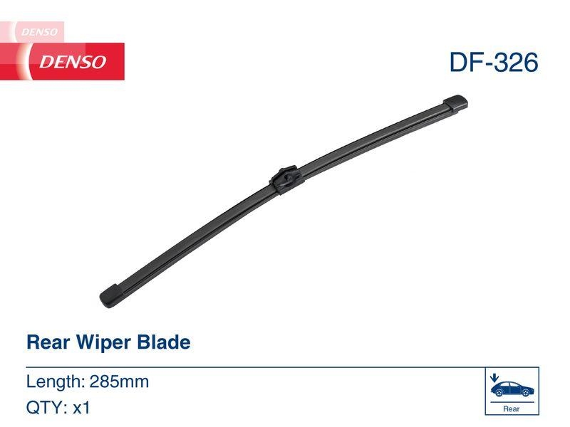 DENSO DF-326 Wischer Flat Blade Heckscheibe MERCEDES-BENZ GLC (X253) 2.2 (15-19)