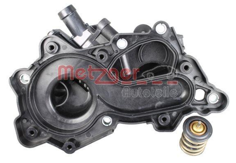 METZGER 4006354 Thermostat Kühlmittel, Mit Gehäuse für SEAT/SKODA/VW/ÖFFNUNGSTEMP.[°C]105/80