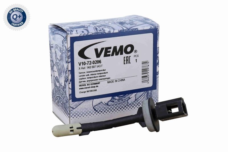 VEMO V10-72-0206 Sensor, Innenraumtemperatur für VAG