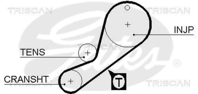 TRISCAN 8647 10018 Zahnriemensatz für Ford, Mazda