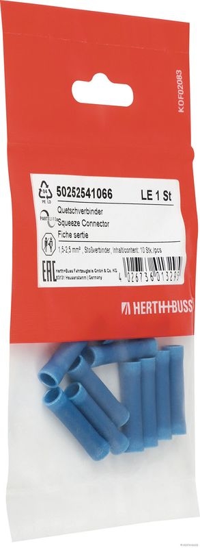 HERTH+BUSS ELPARTS 50252541066 Quetschverbinder