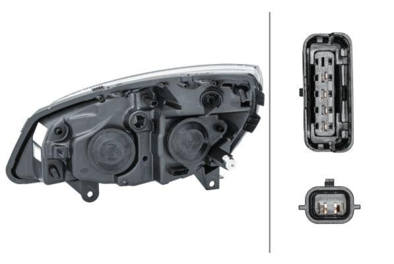 HELLA 1EG 008 862-181 Heckscheinwerfer rechts Halogen RENAULT