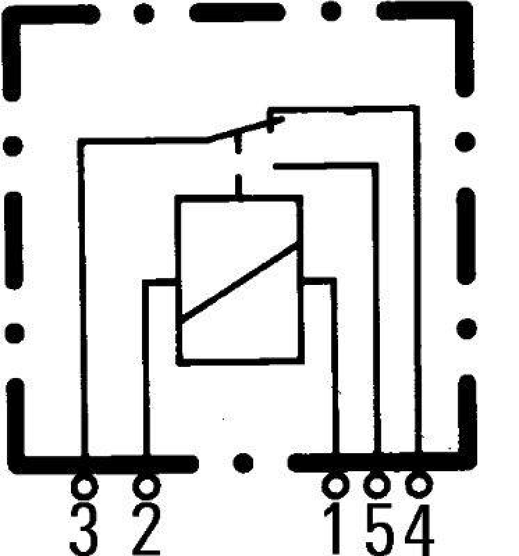 HELLA 4RD 933 319-017 Relais, Arbeitsstrom 24V Wechsler, Mini, 5-polig