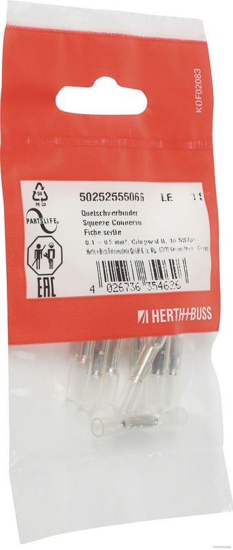 HERTH+BUSS ELPARTS 50252555066 Quetschverbinder