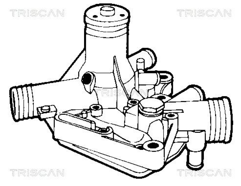 TRISCAN 8600 25087 Wasserpumpe