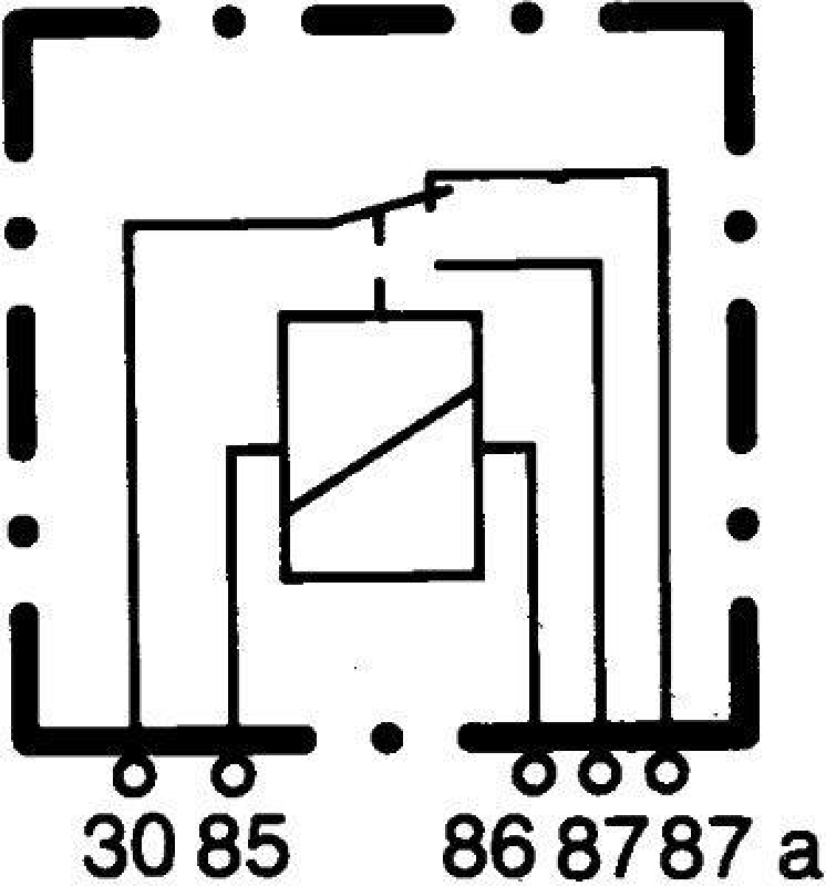 HELLA 4RD 933 332-237 Relais, Arbeitsstrom 12V Wechsler, Mini, 5-polig