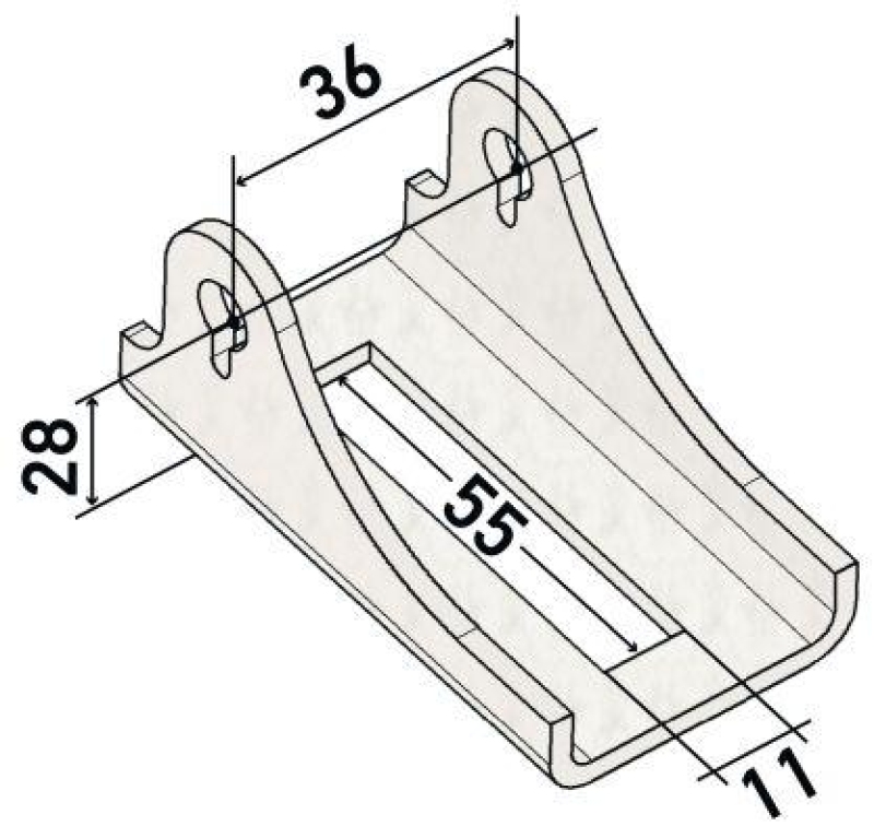 HELLA 8HG 331 414-372 Halter ASW